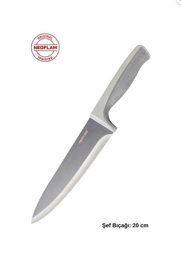 FİKA MİCROBAN ŞEF BIÇAĞI 20CM, GRİ - 1