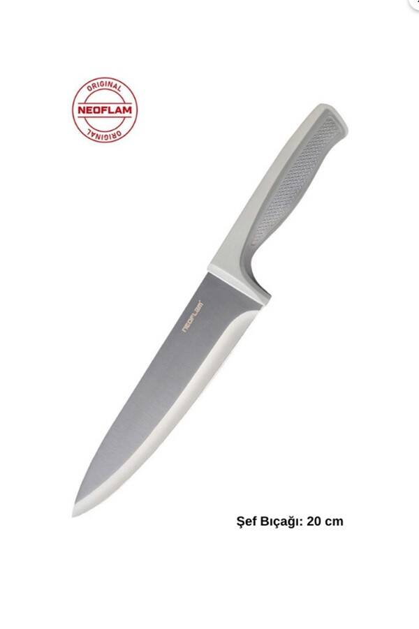FİKA MİCROBAN ŞEF BIÇAĞI 20CM, GRİ - 1