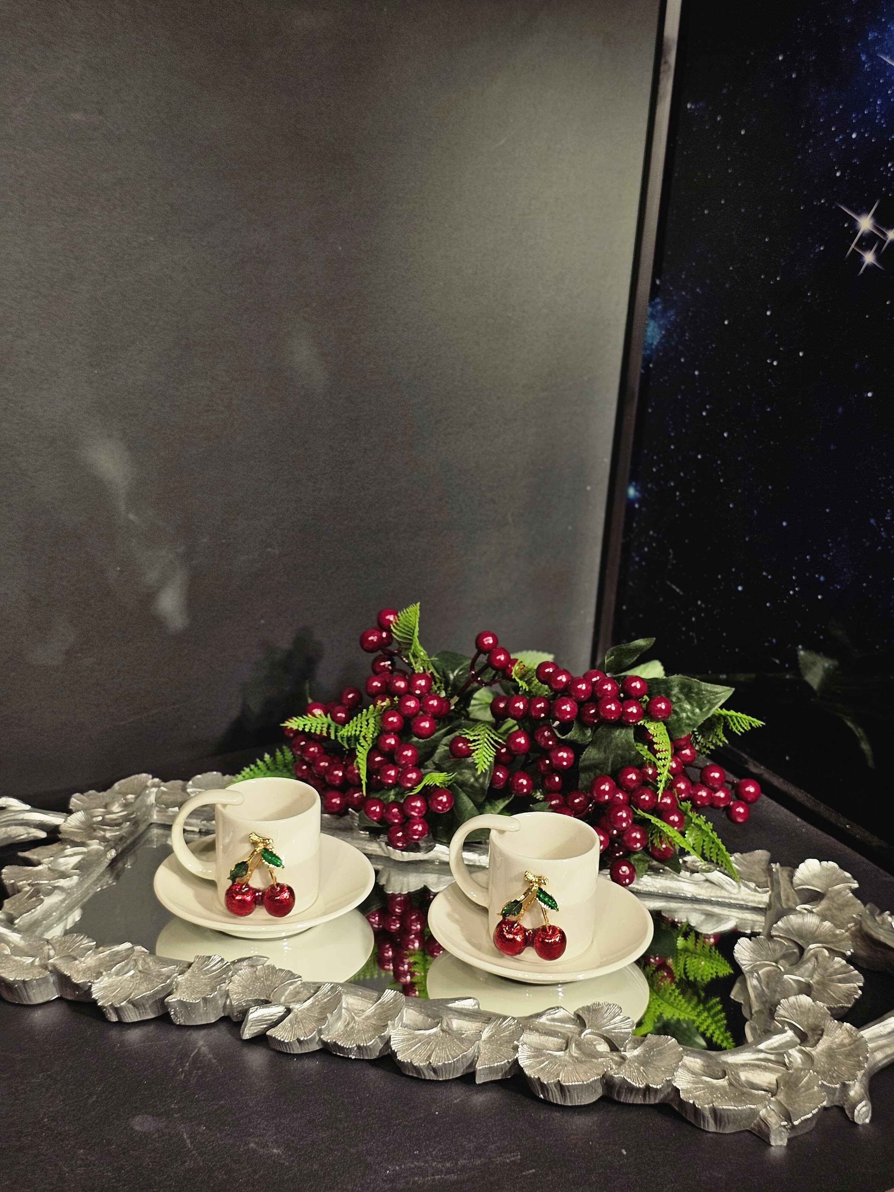 Gıngko Tepsi Gümüş 24 x 50 x 2,5 cm - 5