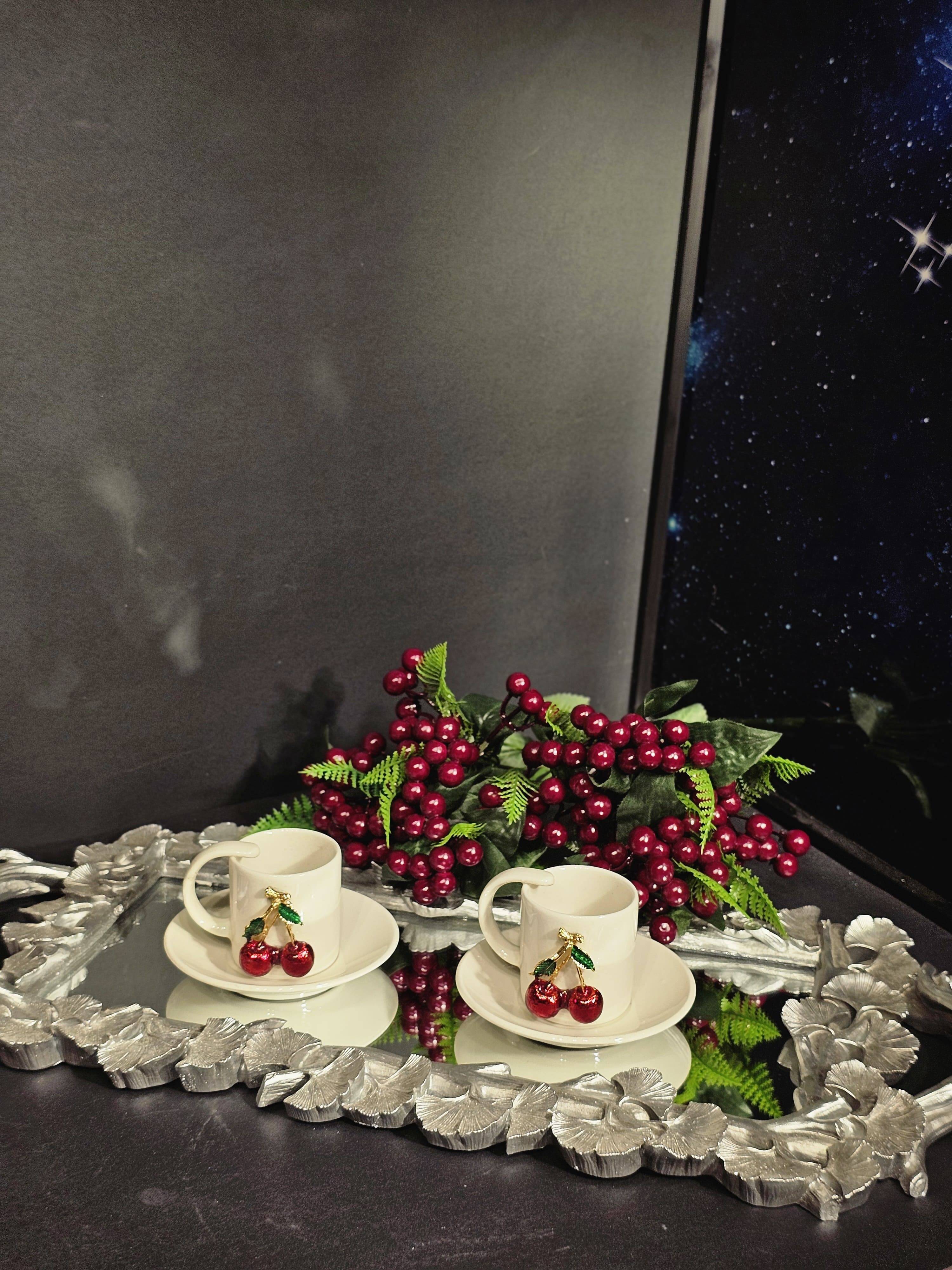 Gıngko Tepsi Gümüş 24 x 50 x 2,5 cm - 5