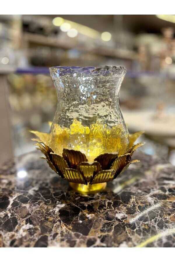 GOLD LOTUS VAZO KÜÇÜK 20*16,5 CM - 1