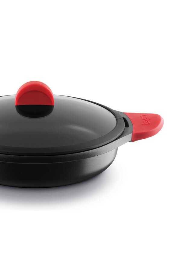 Castey Induction Serisi Sığ Güveç Tencere 28 Cm 3,5 Litre - 3