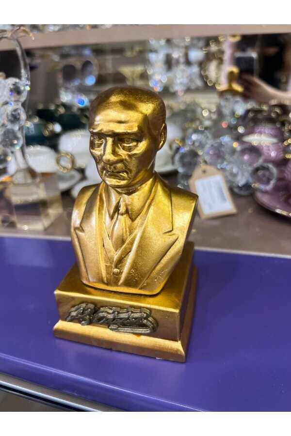 KAİDELİ ATATÜRK BİBLO ALTIN 14 CM - 1