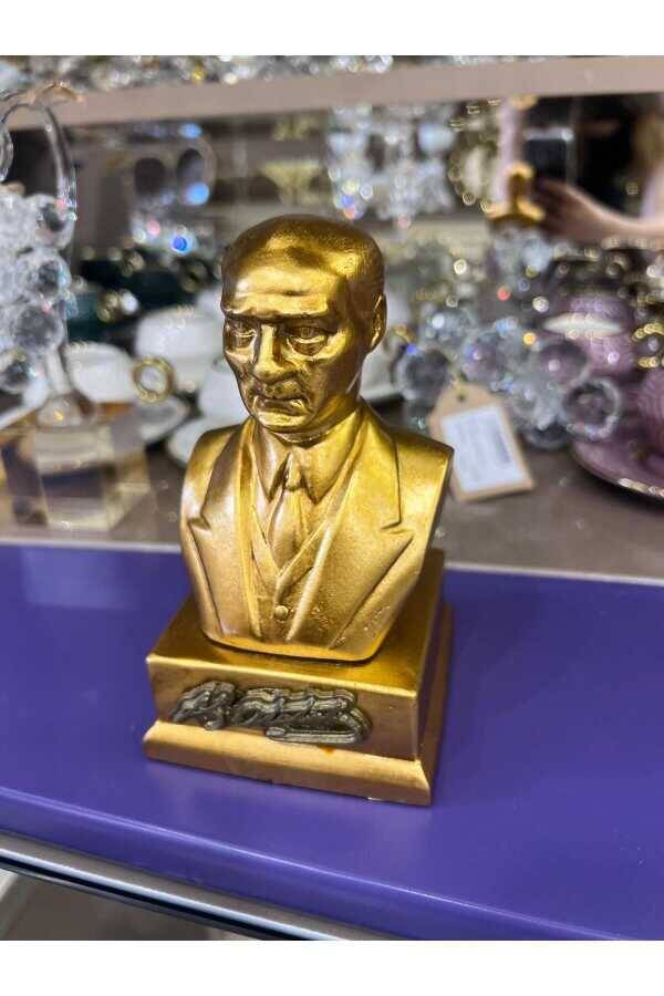 KAİDELİ ATATÜRK BİBLO ALTIN 14 CM - 2