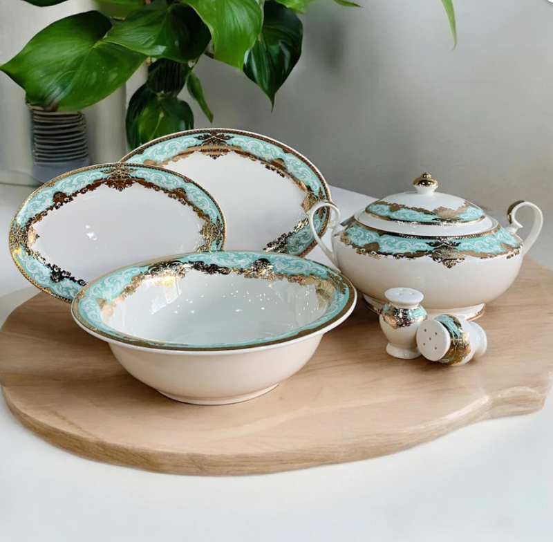 Lemons Celestia Lüx 60 Parça 12 Kişilik Yemek Takımı - 1