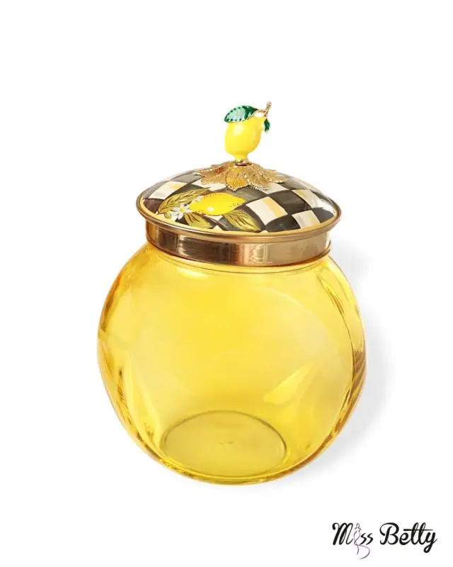 Linda Emaye Kapaklı Cam Kavanoz 1,5 L - 3
