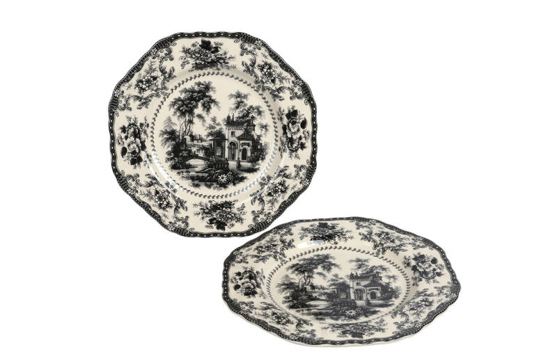 Lucky Art Florantine Stoneware 27cm 6lı Servis Tabağı - 1