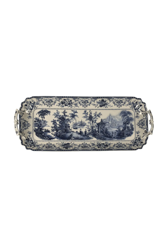 Lucky Art Florantine Stoneware 33cm Kulplu Baton Tabak - 1
