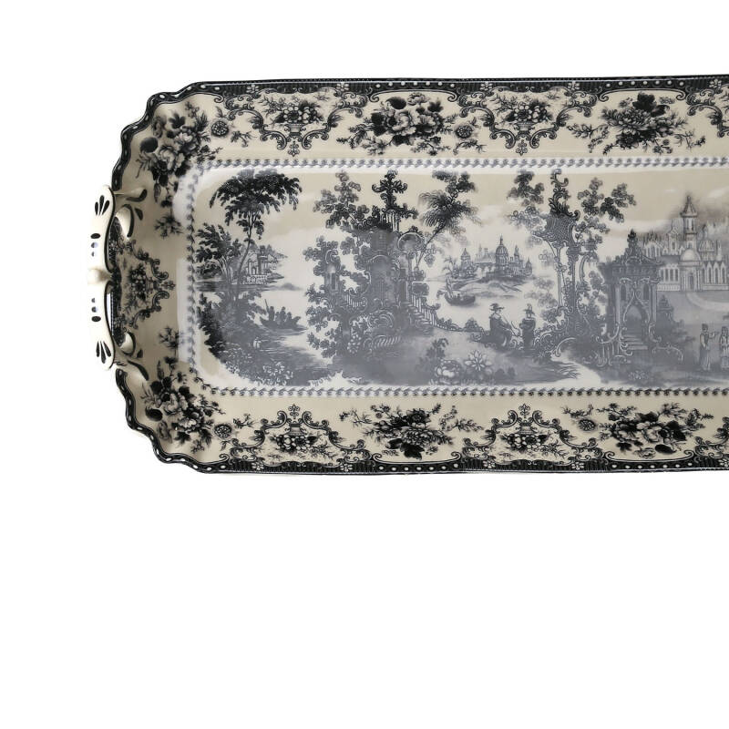 Lucky Art Florantine Stoneware 42cm Kulplu Baton Tabak - 2
