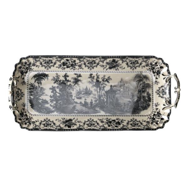 Lucky Art Florantine Stoneware 42cm Kulplu Baton Tabak - 1