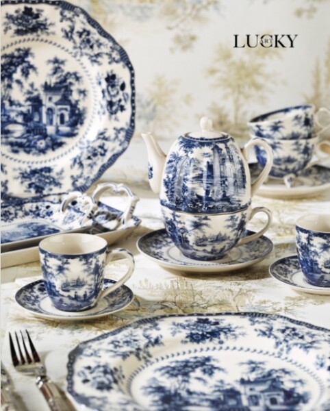 Lucky Art Florantine Stoneware Seti Hediye - 1