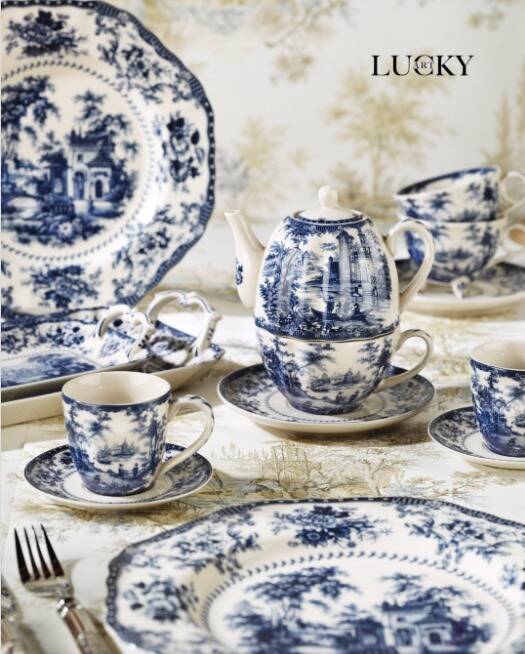 Lucky Art Florantine Stoneware Seti Hediye - 1