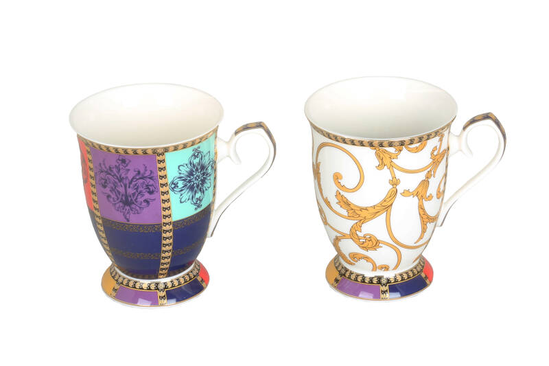 Lucky Art Valencia New Bone China Porselen 2li Kupa Seti - 1