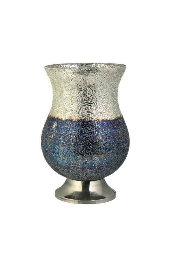 Mozaik Silver Blue Vazo 44 cm - 1