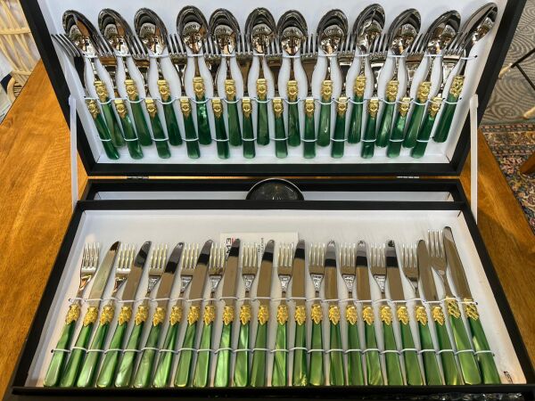 NAPOLEON ALTIN 075P 75 Parça Set Yeşil - 1