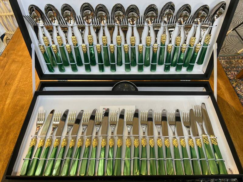 NAPOLEON ALTIN 075P 75 Parça Set Yeşil - 1