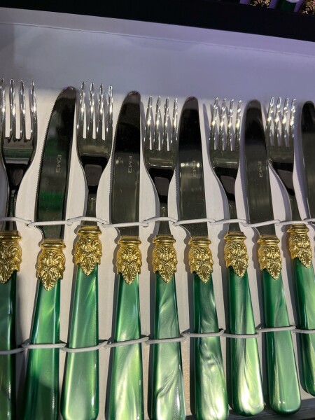 NAPOLEON ALTIN 075P 75 Parça Set Yeşil - 4
