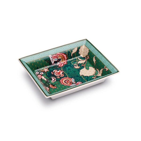 Pozzi Milano Living Porselen Dekoratif Tabak 19,5 x 15,5 cm 