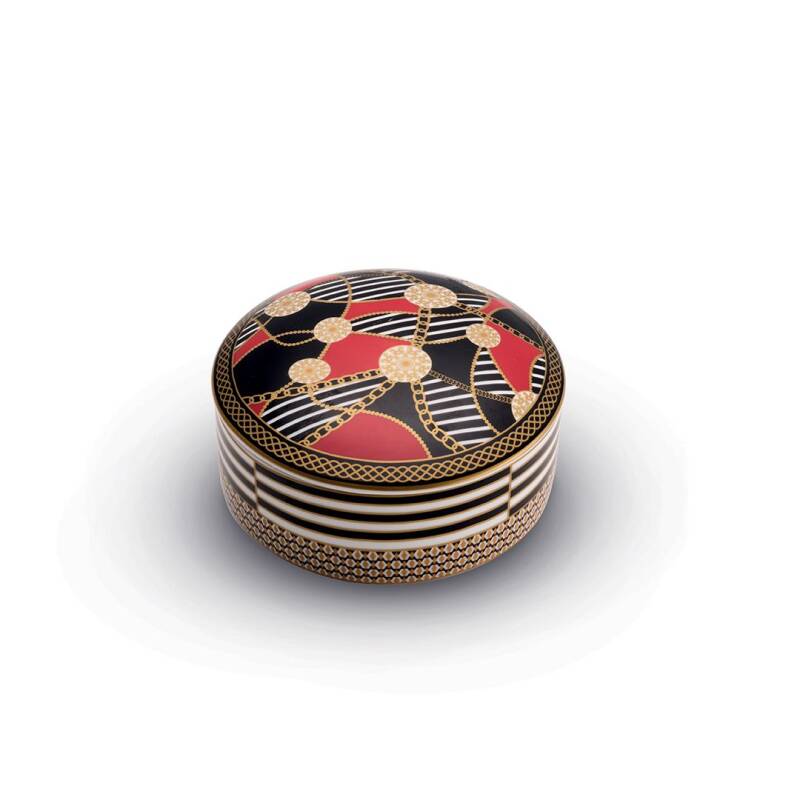  Pozzi Milano Living Porselen Kapaklı Kutu 13 x 6,5 cm - 1