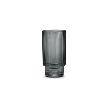 Pozzi Milano Modern Classic 2'li Cam Meşrubat Bardağı Seti 400 ml - Gri 