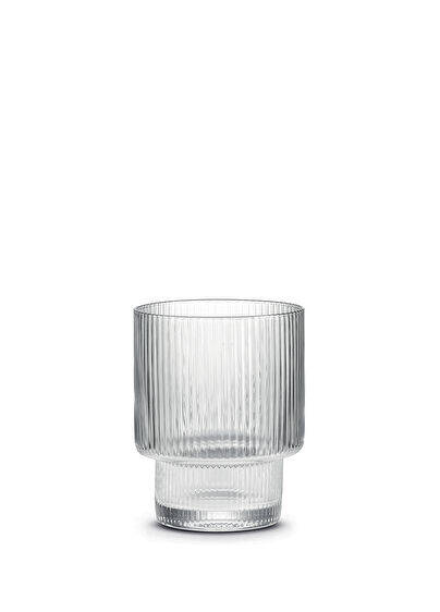 Pozzi Milano Modern Classic 2'li Cam Su Bardağı Seti 250 ml - Şeffaf - 1