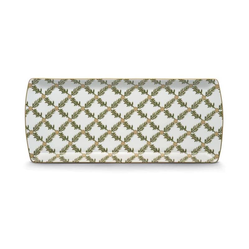Pozzi Milano Rosita Porselen Sunumluk 35 x 15 cm - 1