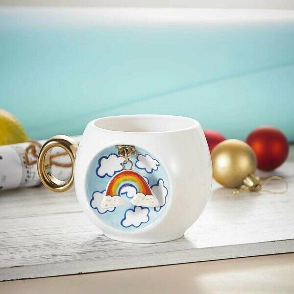RAİNBOW PORSELEN KUPA 300ML - 1