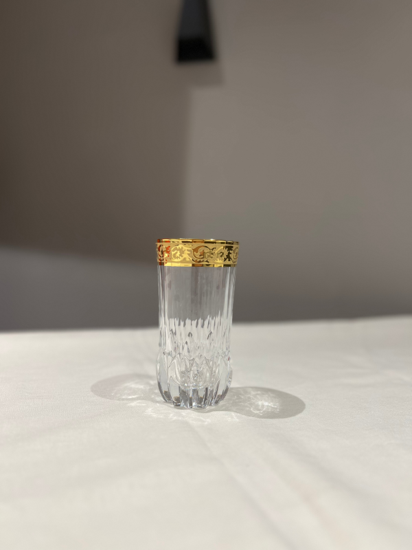 RCR Adagio 6'lı Altın Rimli Meşrubat Bardağı Seti 400 ml - 1