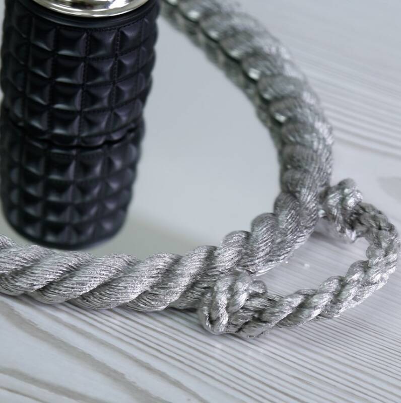 Rope Aynalı Tepsi Gümüş - 6