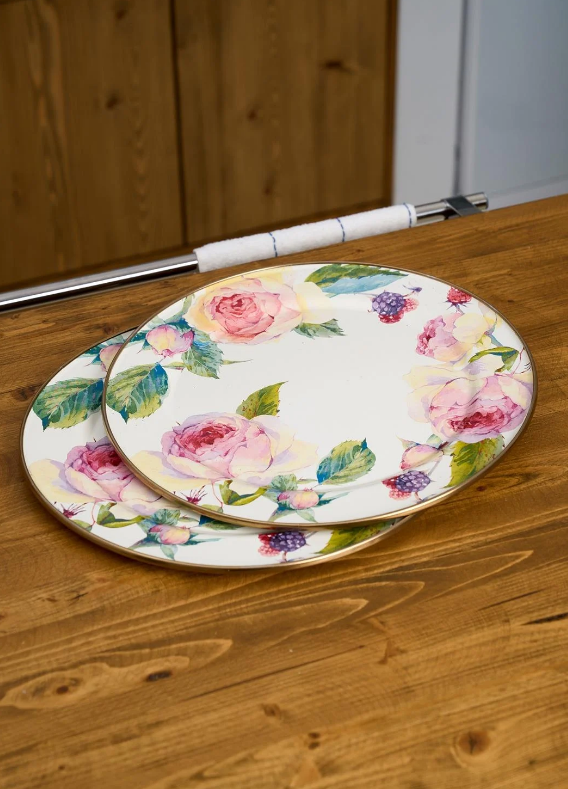 Rose Deluxe 2'li Servis Tabağı 30 Cm - 1