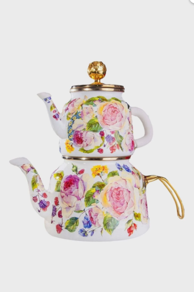 Rose Deluxe Çaydanlık Emaye - 1