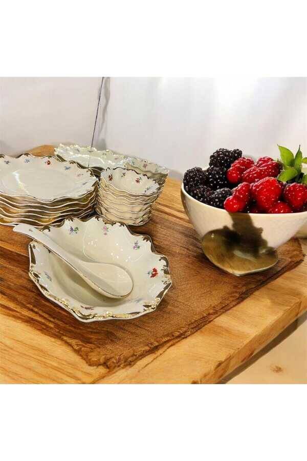 ROYKİNG ÇİÇEKLİ YEMEK TAKIMI - 2