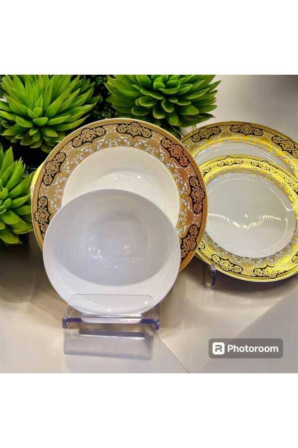 ROYKİNG GOLD YEMEK TAKIMI - 6