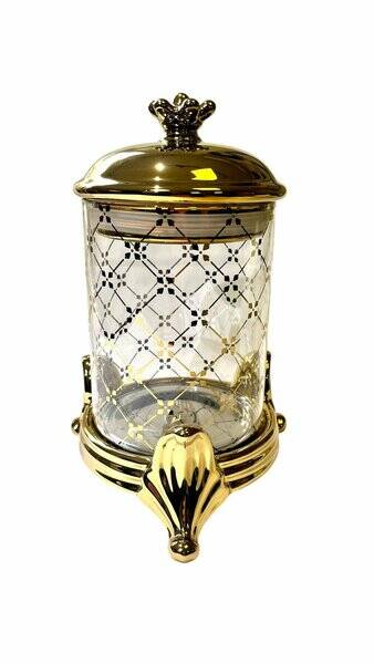 ROYKING KAVANOZ KÜÇÜK 15 CM FULL GOLD - 1