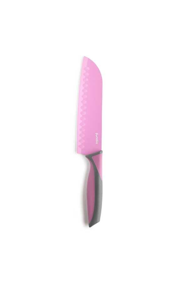  Castey Santoku Bıçağı Eflatun 18 Cm - 2