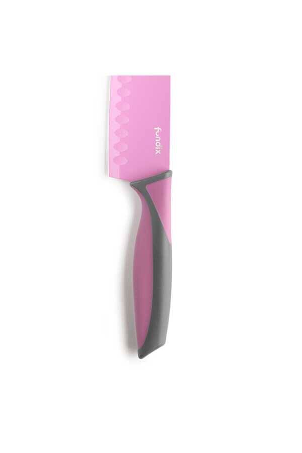  Castey Santoku Bıçağı Eflatun 18 Cm - 3
