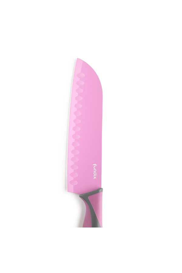  Castey Santoku Bıçağı Eflatun 18 Cm - 4