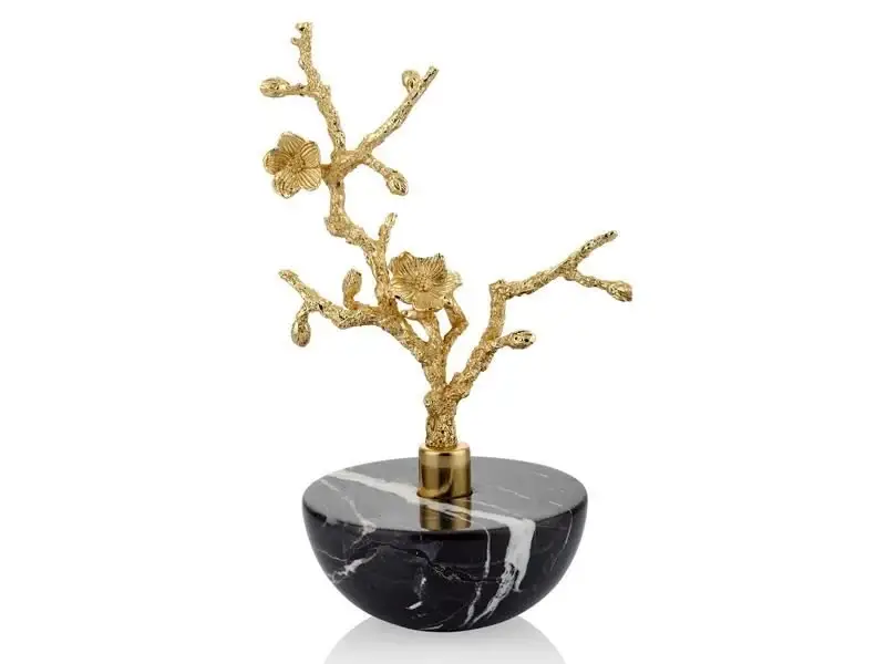 Setabianca Evza Yarım Ay Üstü Düz Takılık Siyah 11,5x11,5x24 cm - 1