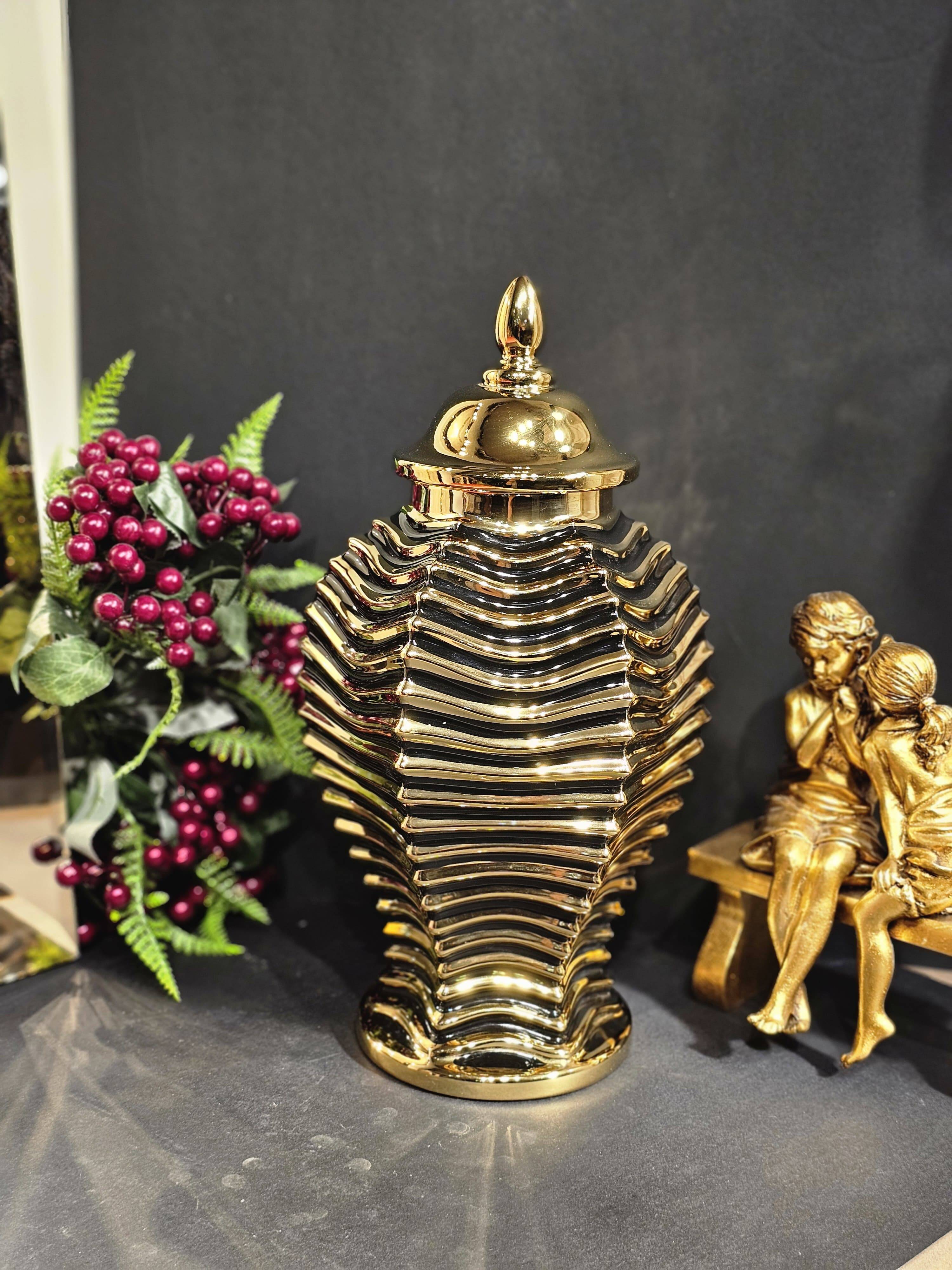 SİYAH GOLD SERAMİK KÜP - 1