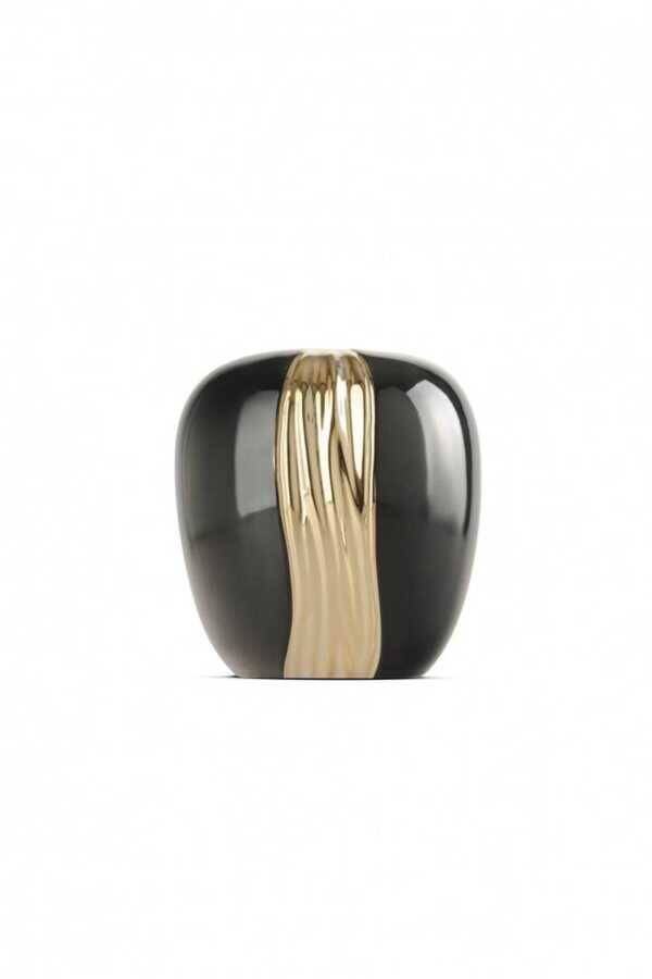 SİYAH-GOLD VAZO - 1