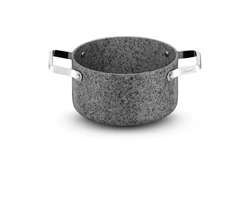 Stone-H 24 cm Çizilmez Yanmaz Yapışmaz Derin Tencere - 3