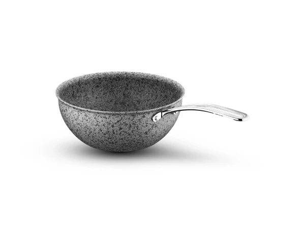 Stone-H 26 cm Çizilmez Yanmaz Yapışmaz Wok tava - 2