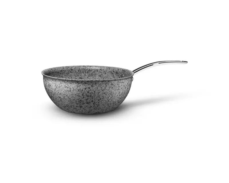 Stone-H 26 cm Çizilmez Yanmaz Yapışmaz Wok tava - 1