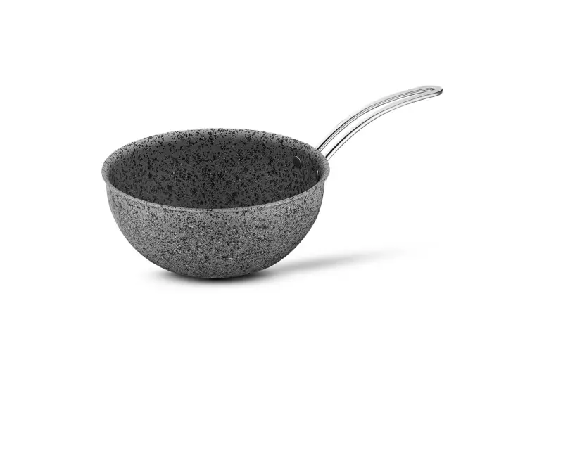 Stone-H 26 cm Çizilmez Yanmaz Yapışmaz Wok tava - 3