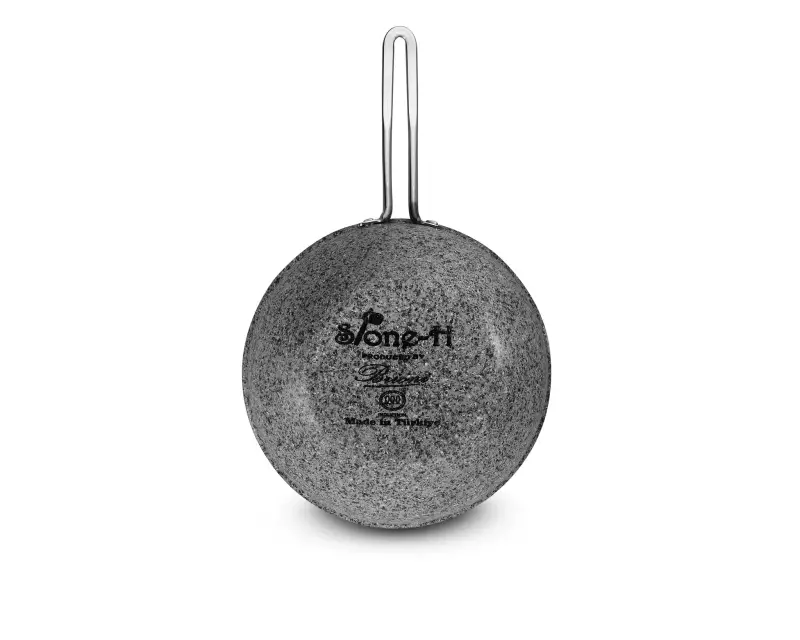 Stone-H 26 cm Çizilmez Yanmaz Yapışmaz Wok tava - 4