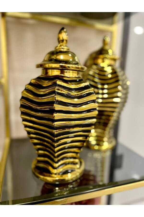 TC1994GB S SİYAH GOLD SERAMİK KÜP - 2
