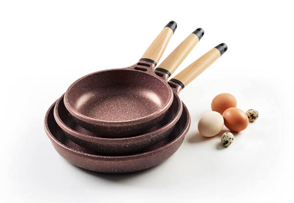 Castey Terracota Serisi 3lü Tava Seti 20-24-28 Cm - 1