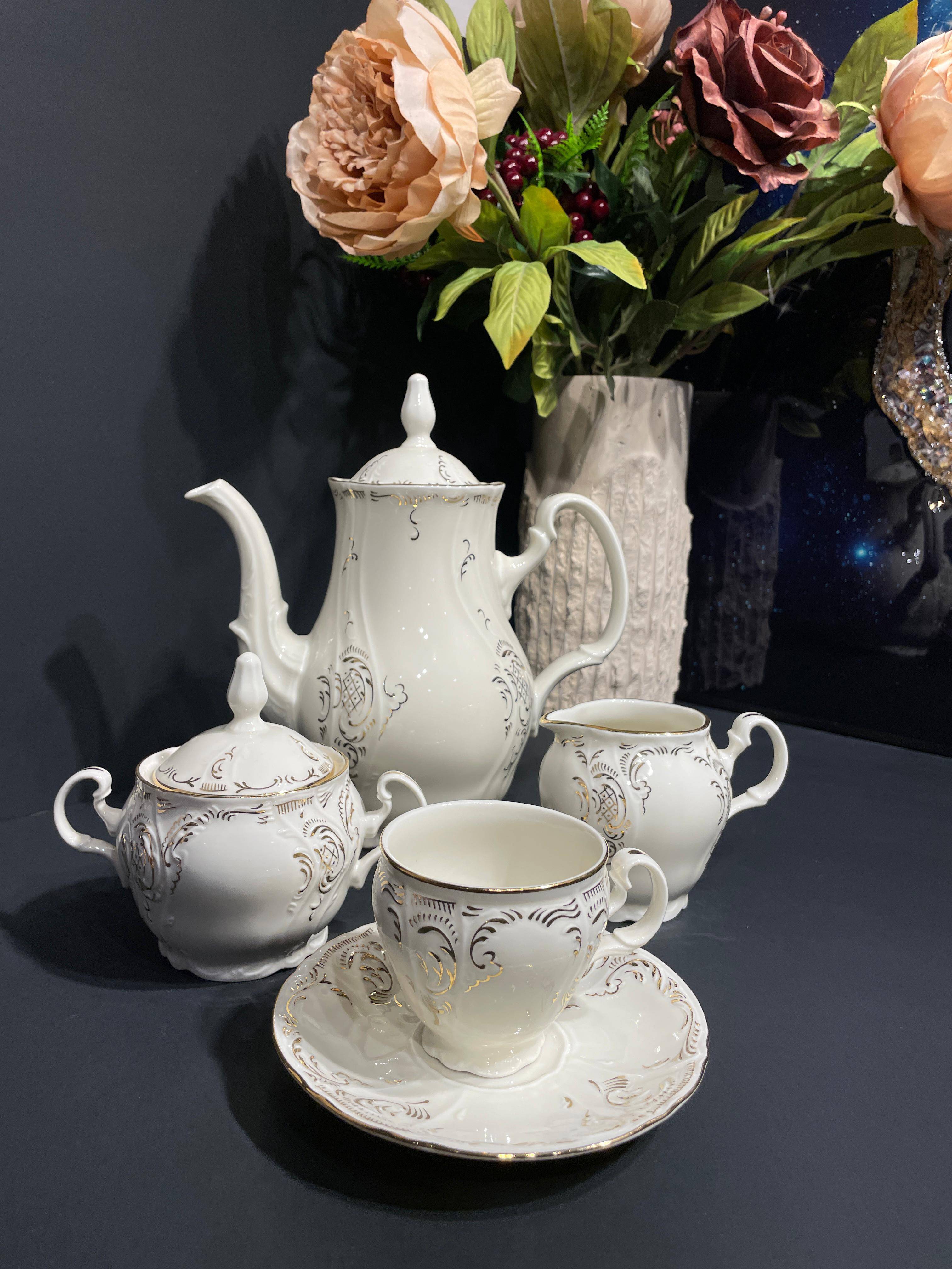 BERNADOTTE YALDIZLI THUN COFEE SET 6/17 KAHVE TAKIMI - 1