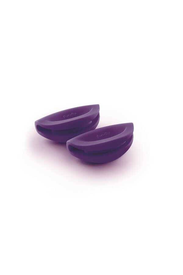 Castey Violet Silikon Yan Kulplar - 1