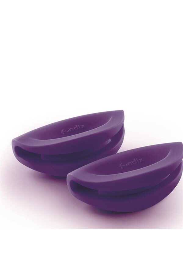Castey Violet Silikon Yan Kulplar - 3